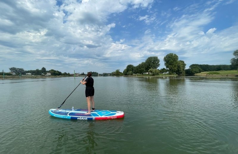 Paddle boarding